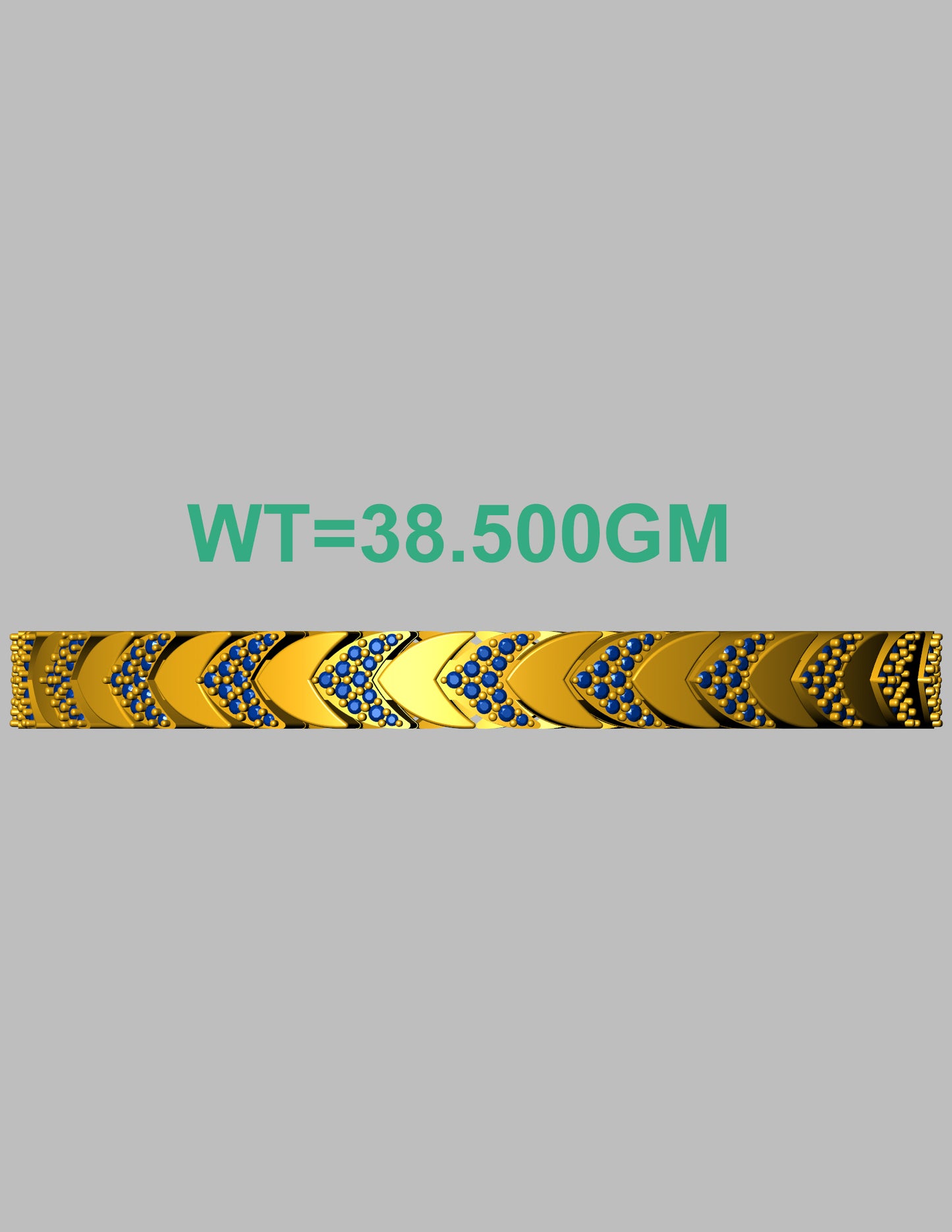 Stretchable Bracelet CAD File Design with Hidden Spring Mechanism