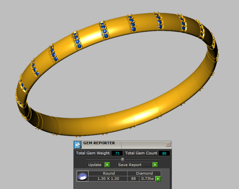 Stretchable Bracelet CAD File | Spring-Linked Design