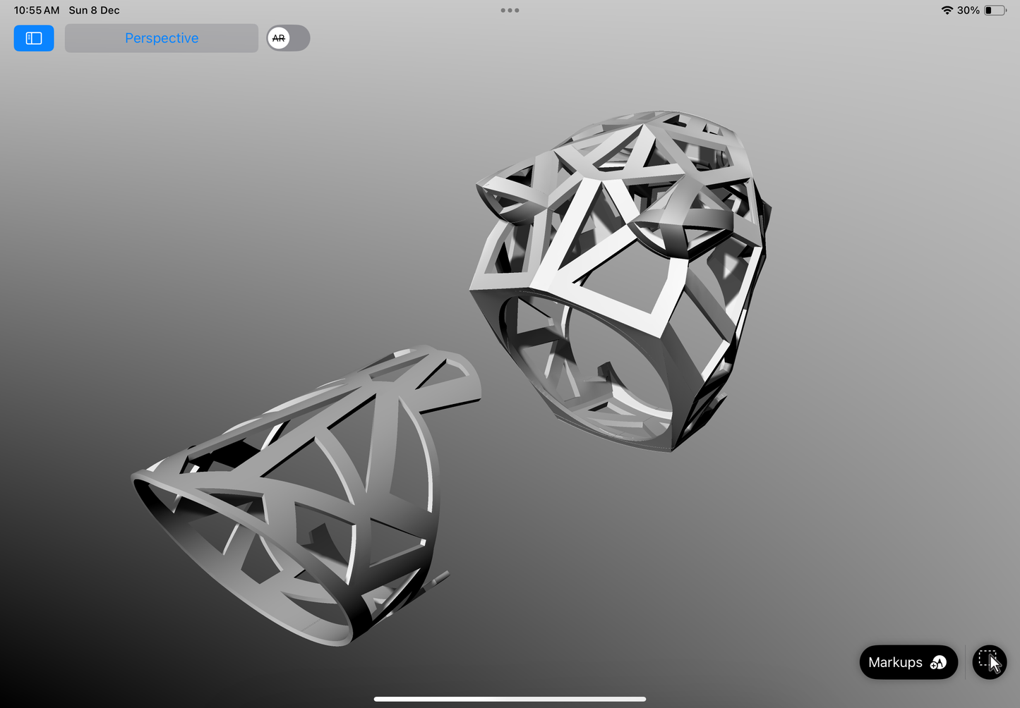 Cartier panther ring CAD FILE 3D model