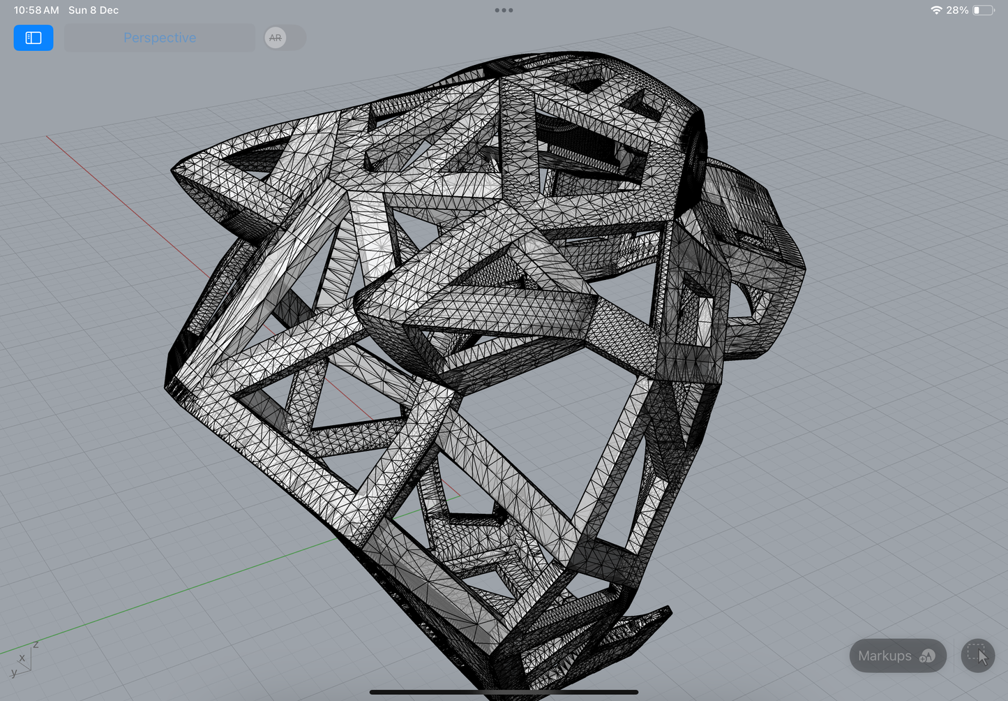 Cartier panther ring CAD FILE 3D model