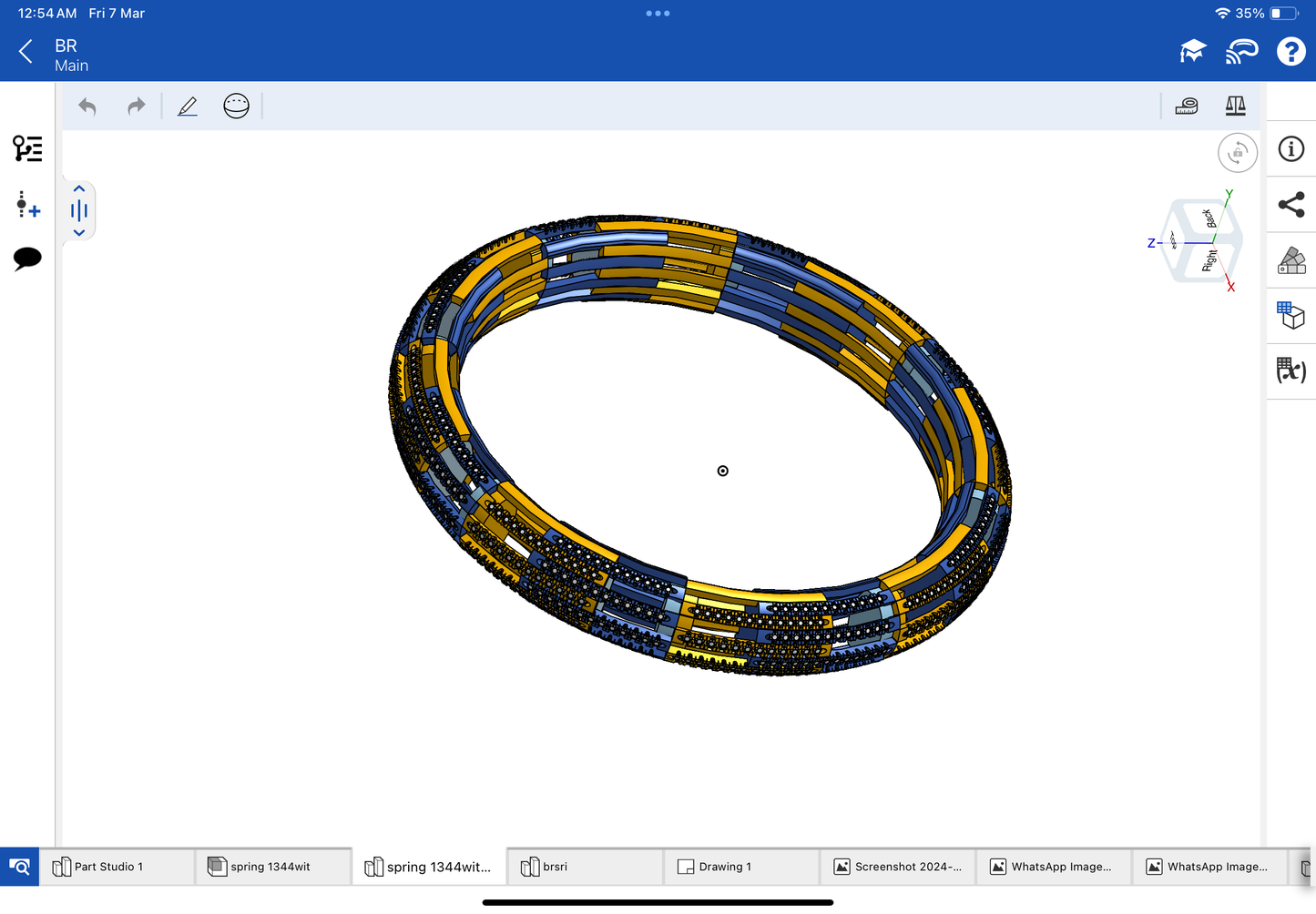 Stretchable bracelet CAD file 3DM file
