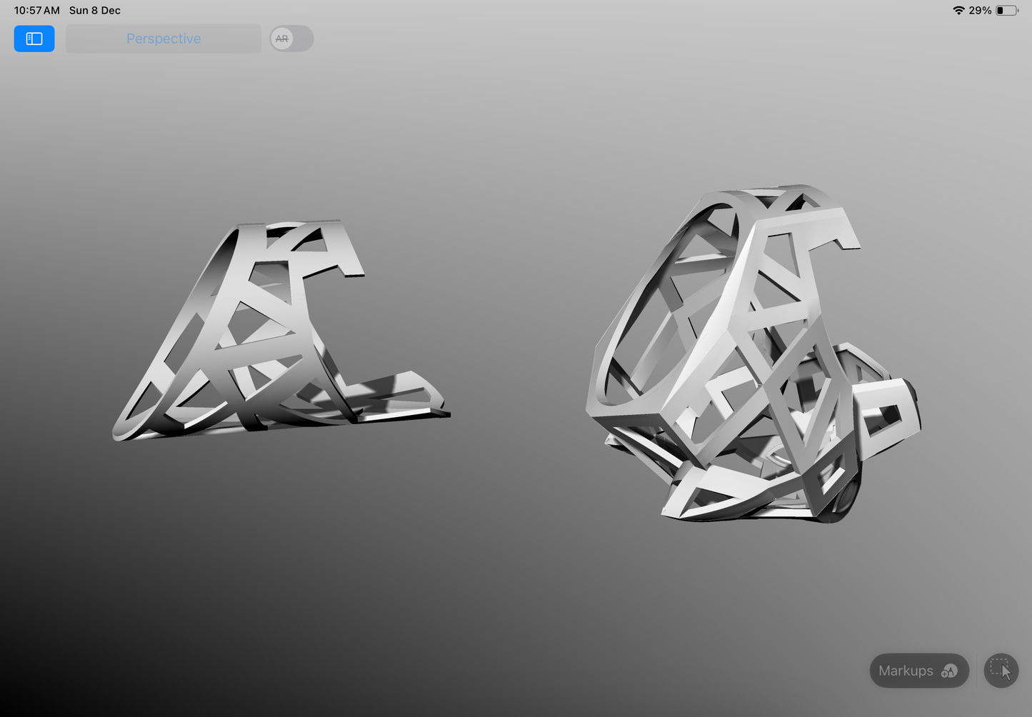 Cartier panther ring CAD FILE 3D model
