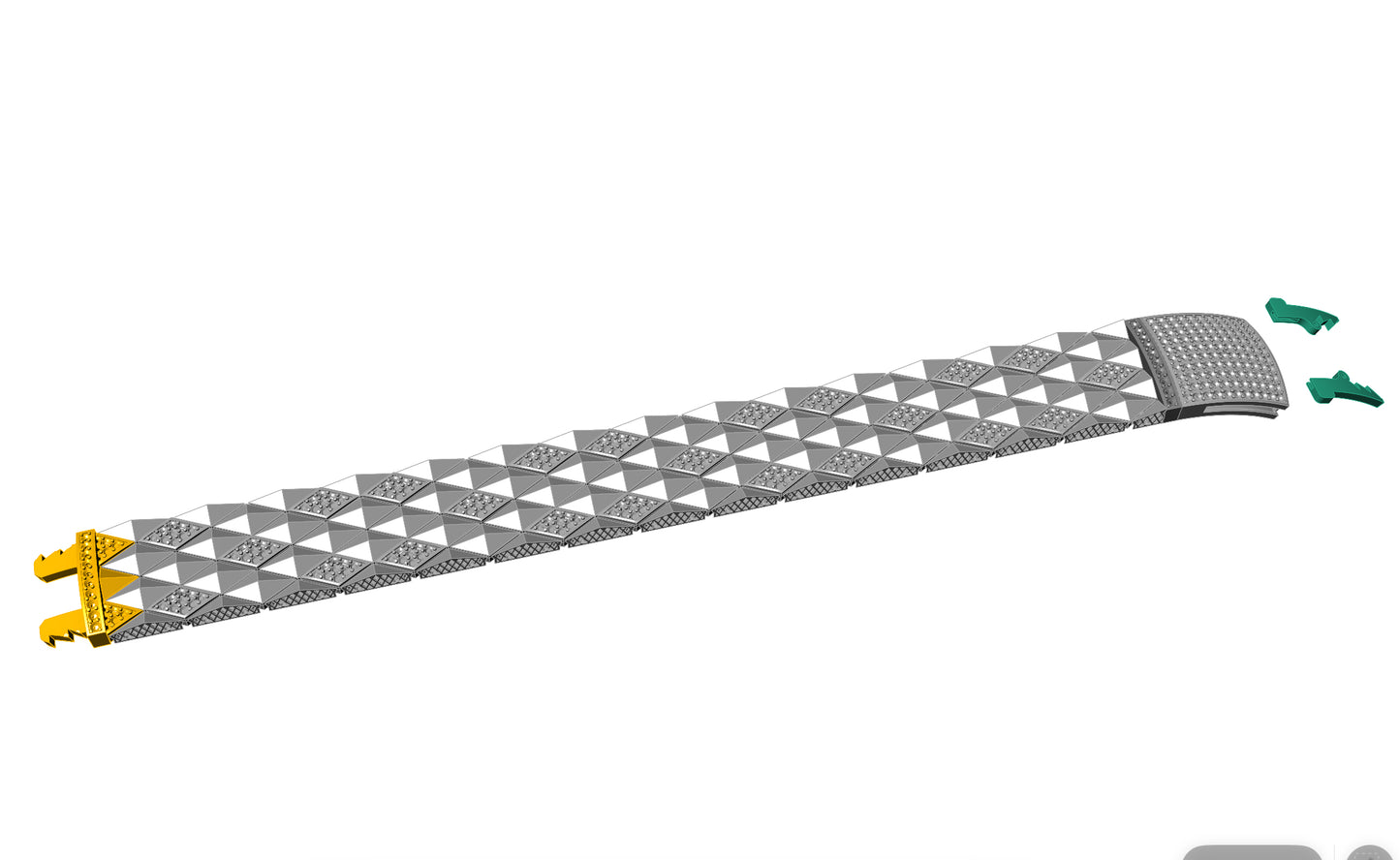 Italian bracelet CAD file 3DM FILE