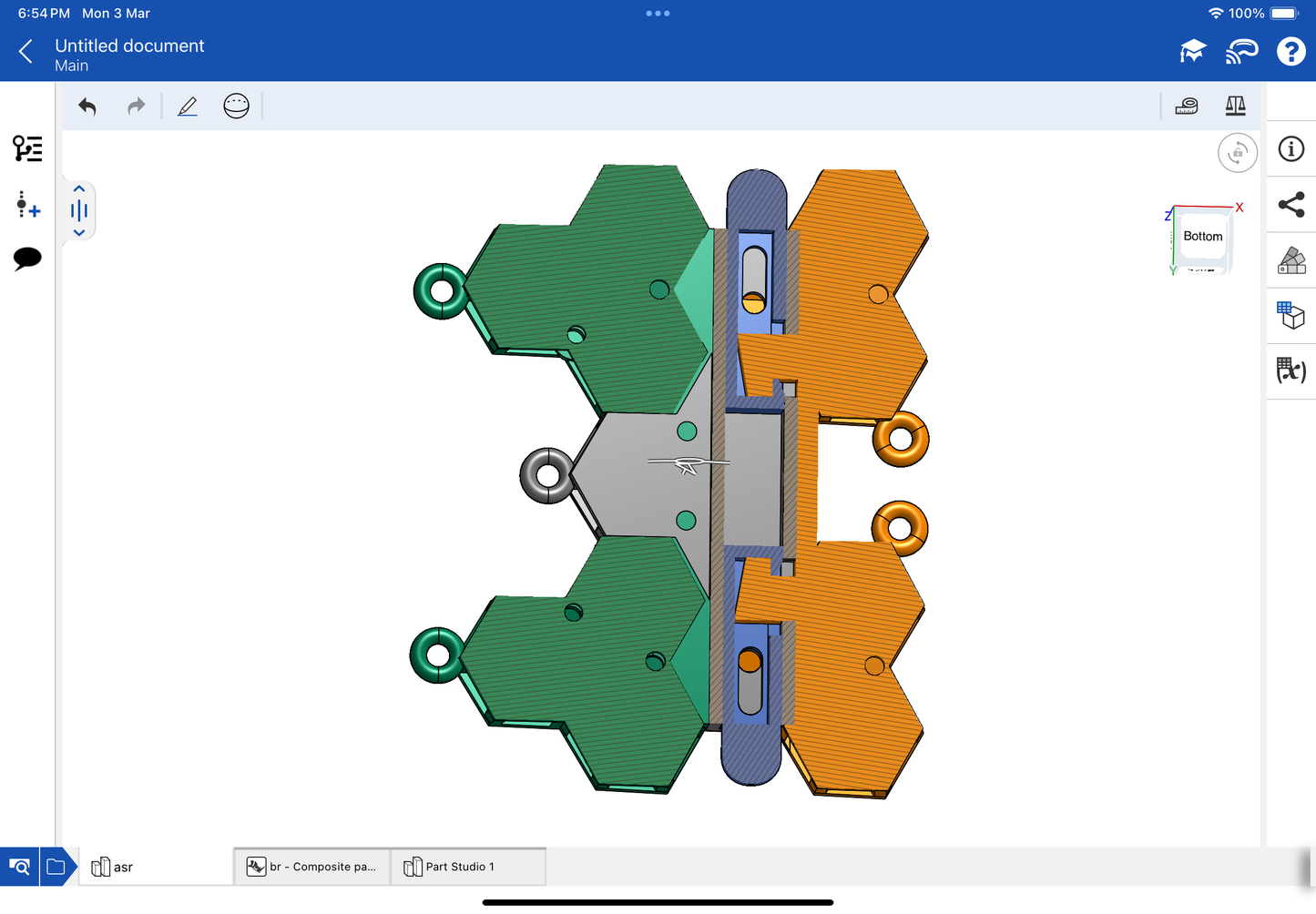 MDTC Bracelet CAD file 3DM file STL file with original lock mechanism