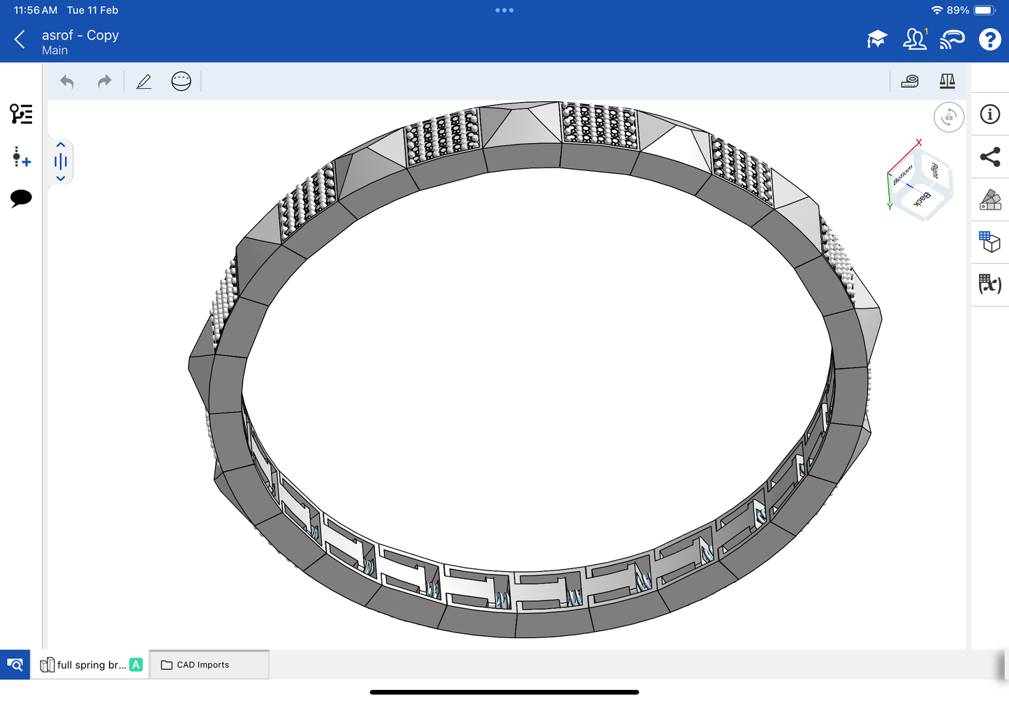 Stretchable bracelet CAD file 3DM file