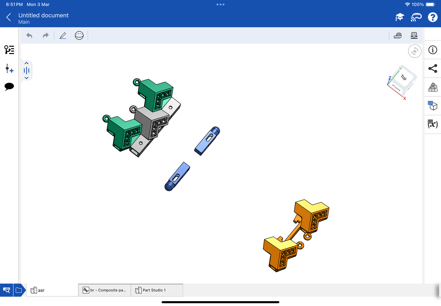 MDTC Bracelet CAD file 3DM file STL file with original lock mechanism