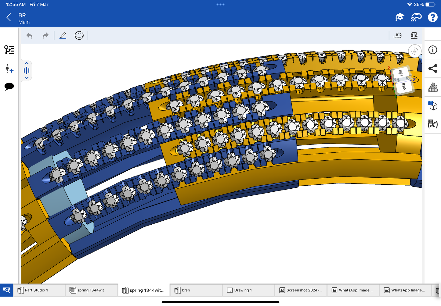 Stretchable bracelet CAD file 3DM file
