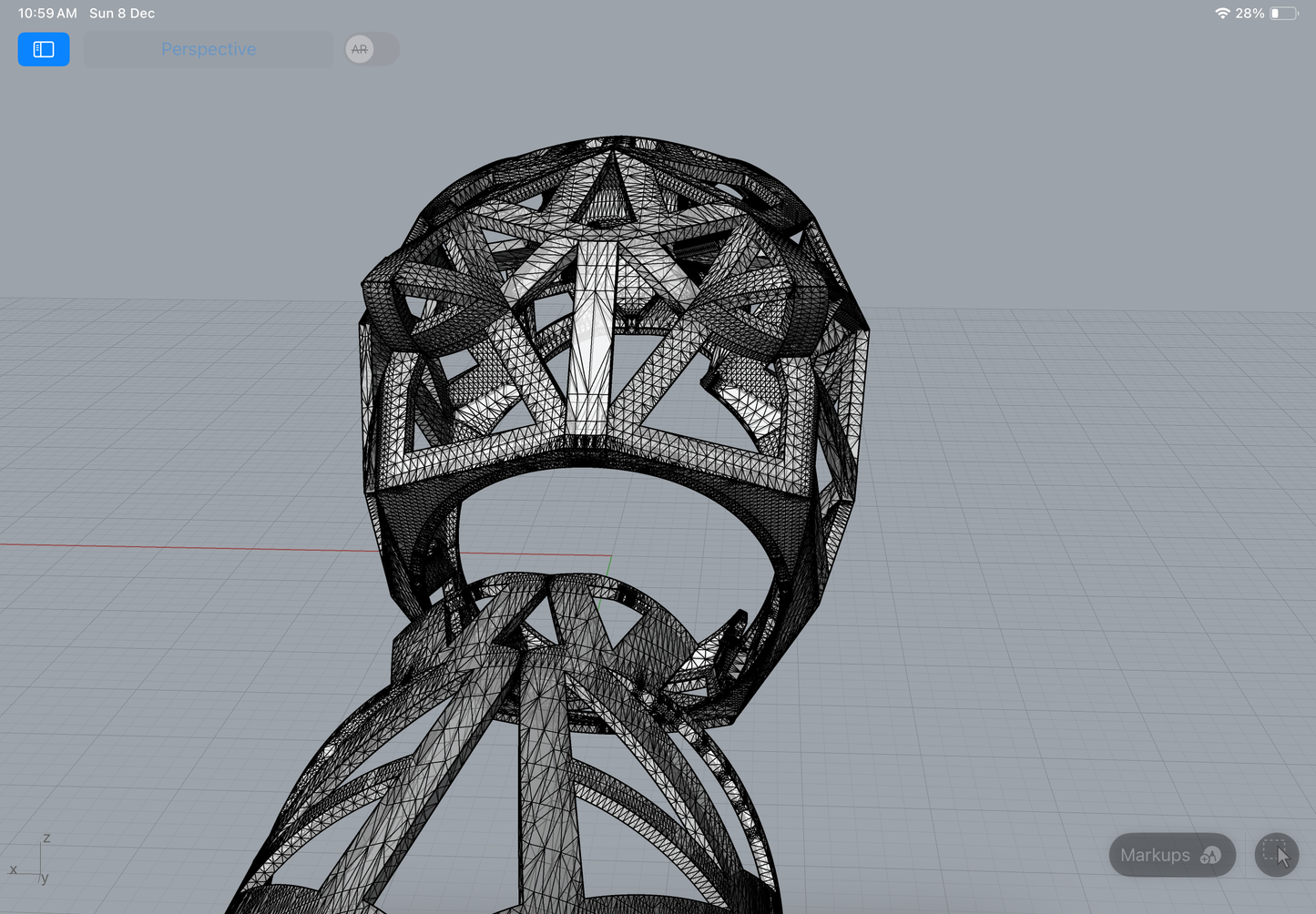 Cartier panther ring CAD FILE 3D model