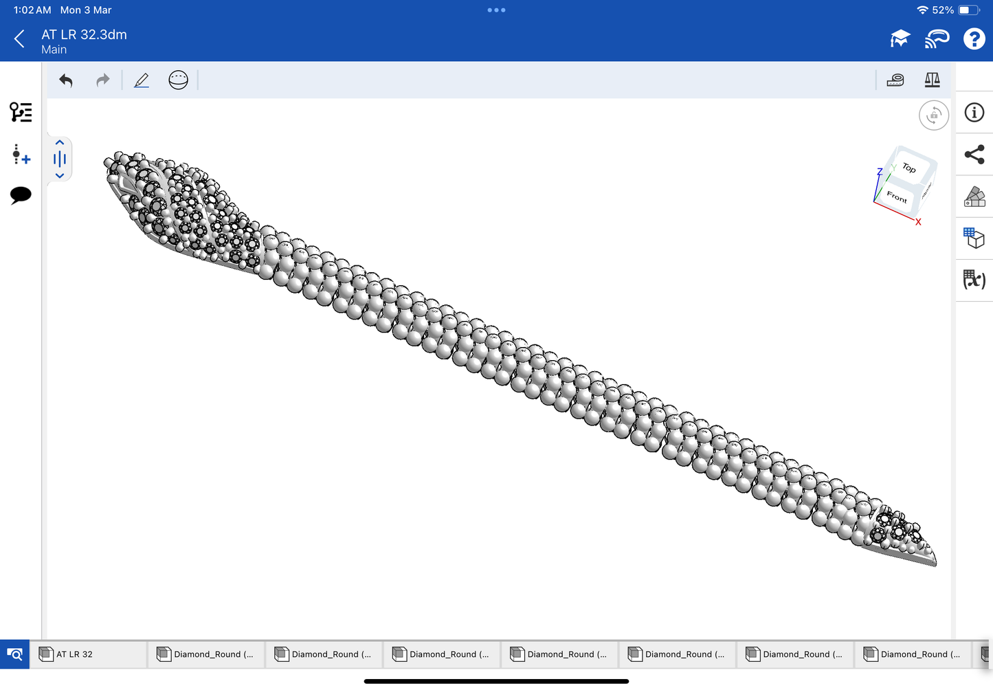 Bulgari serpenti bracelet and ring CAD file only STL