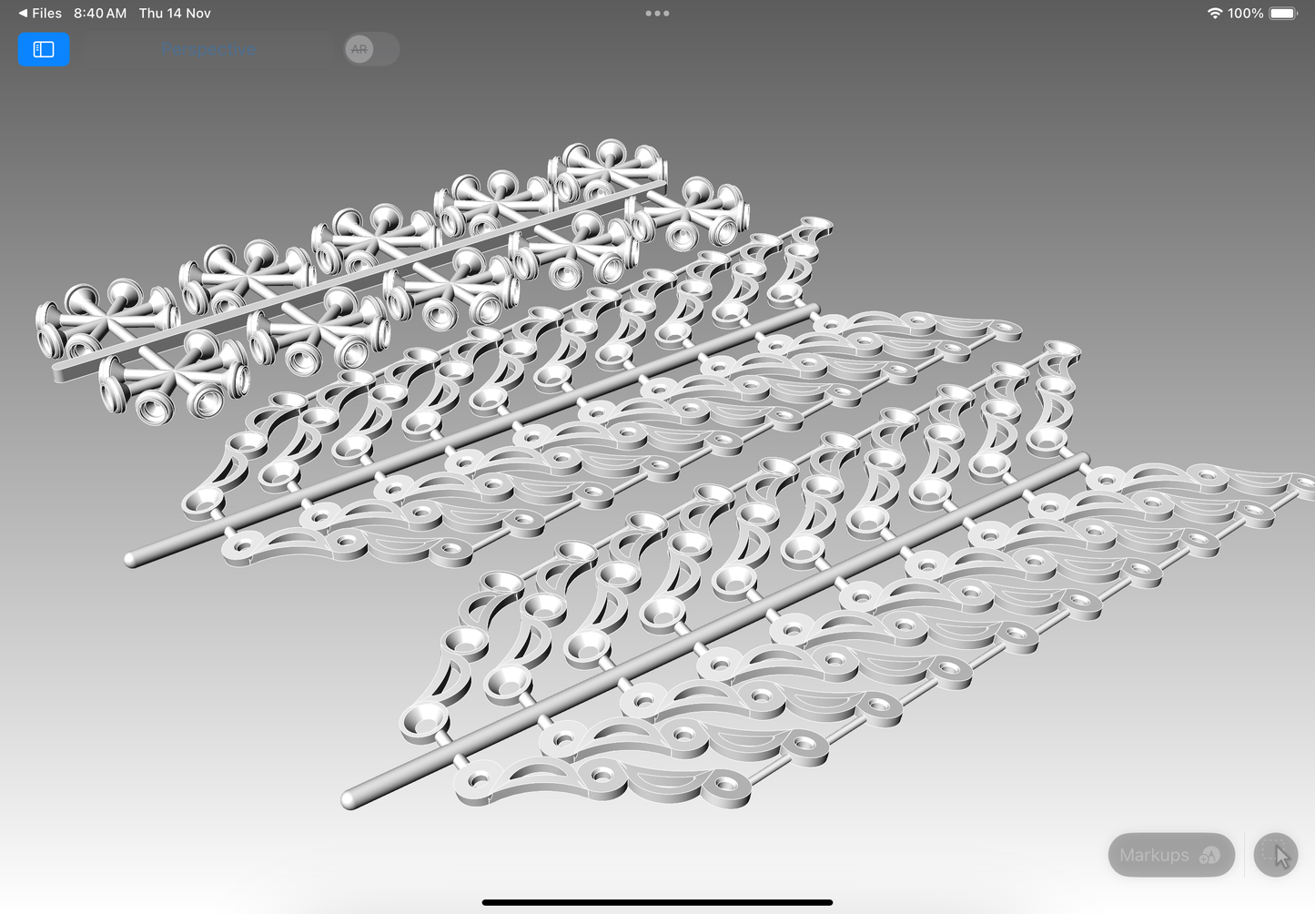 Ring into bangle CAD file 3DM file STL file