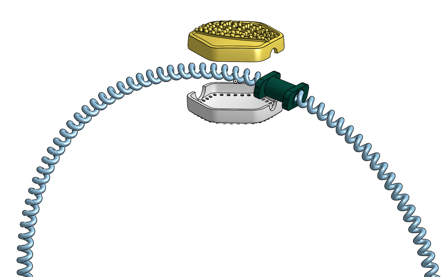 Two face changing spring bracelet cat file 3DM file STL file