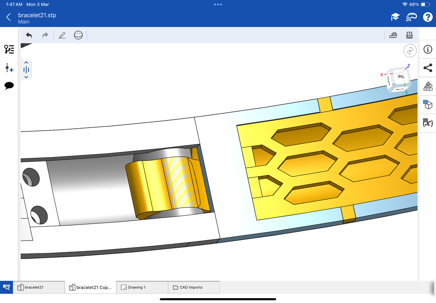 Bulgari serpenti bracelet CAD file 3DM file