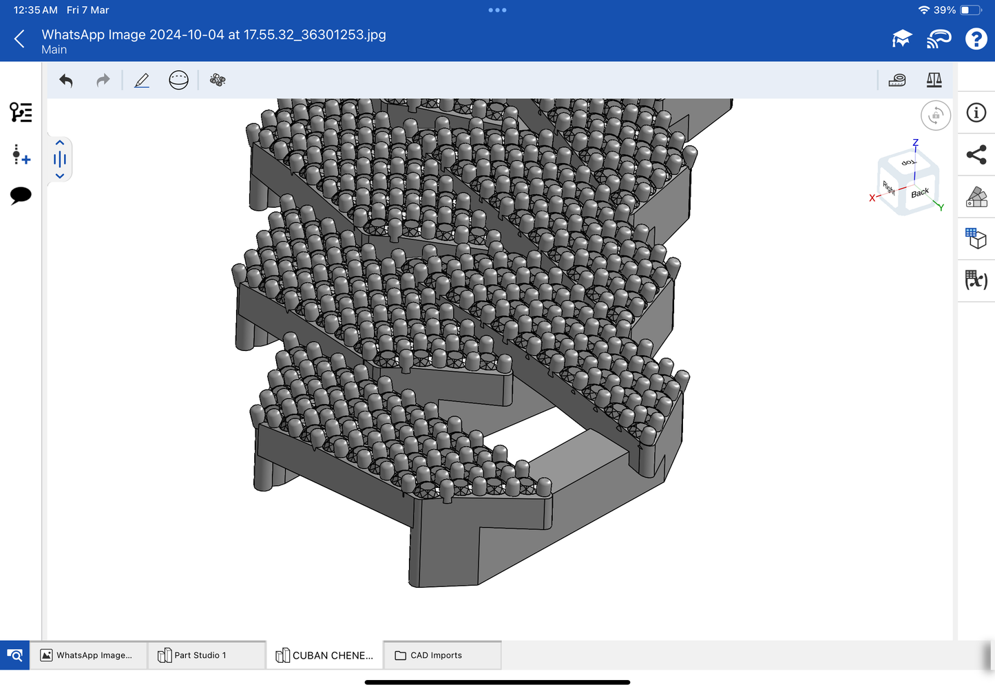 Cuban chain with full stone CAD file 3DM file