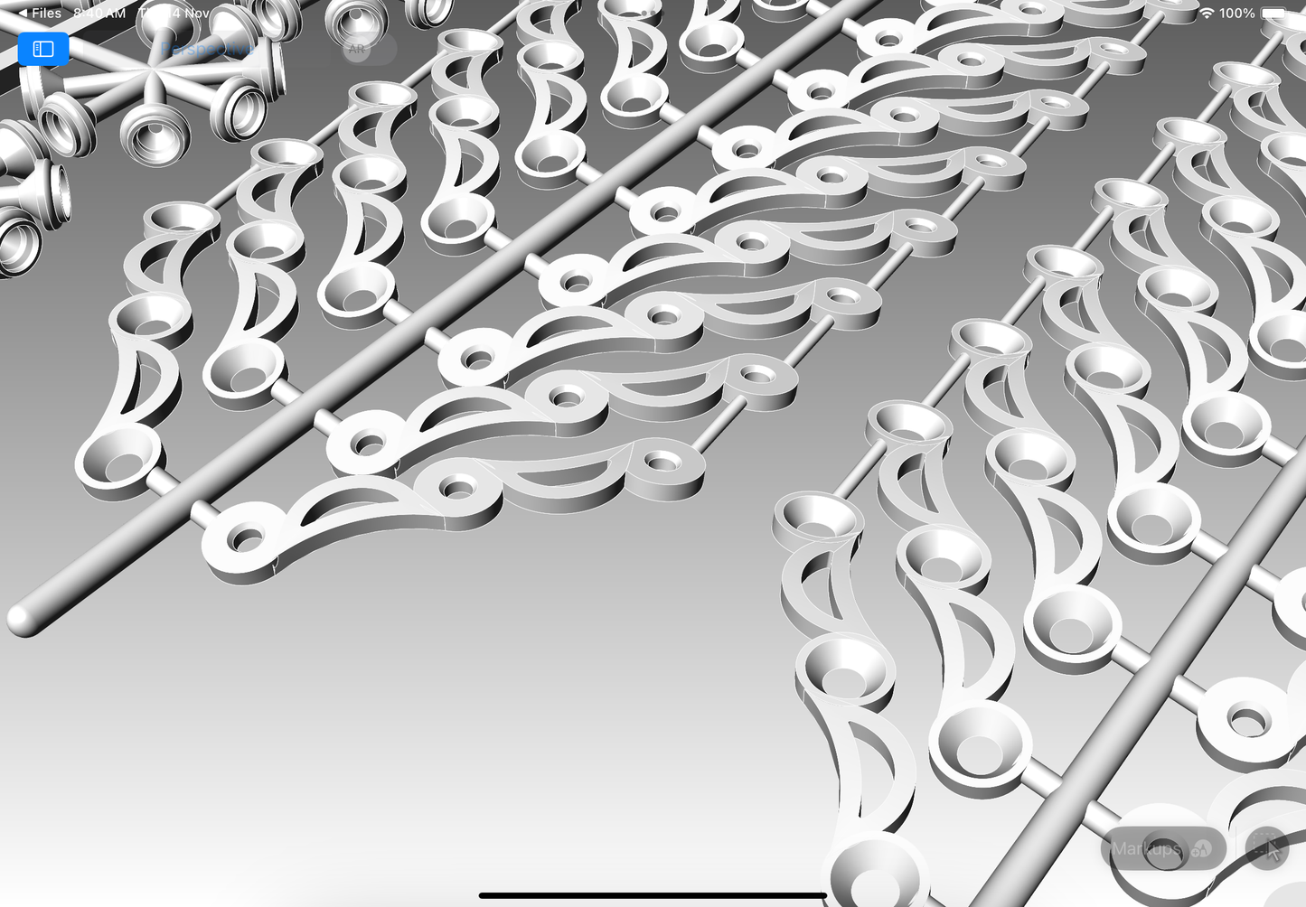 Ring into bangle CAD file 3DM file STL file