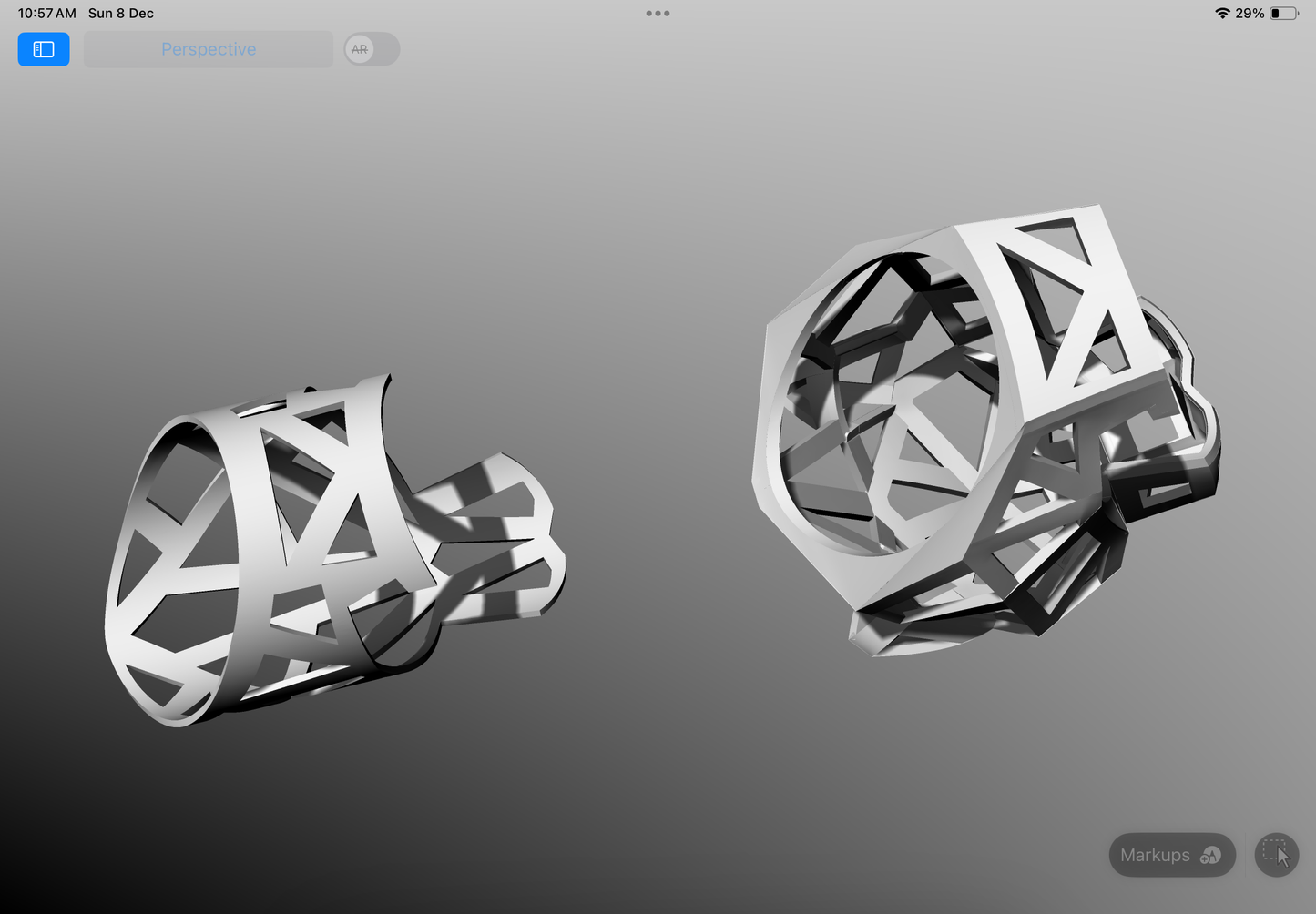 Cartier panther ring CAD FILE 3D model
