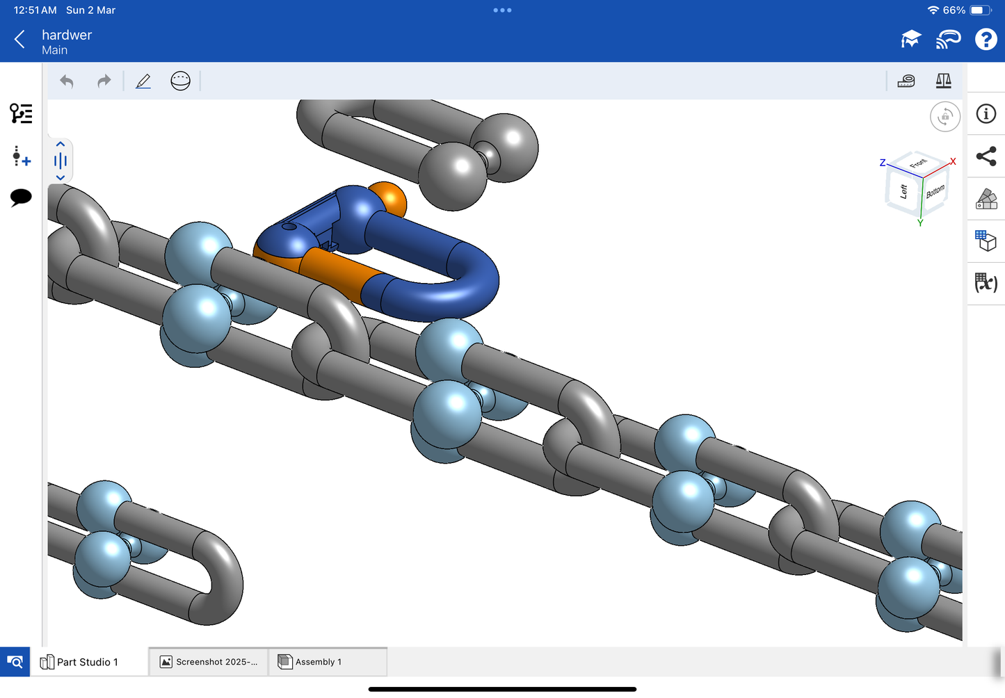 Tiffany hardware bracelet, CAD file 3DM file, STL file STP file