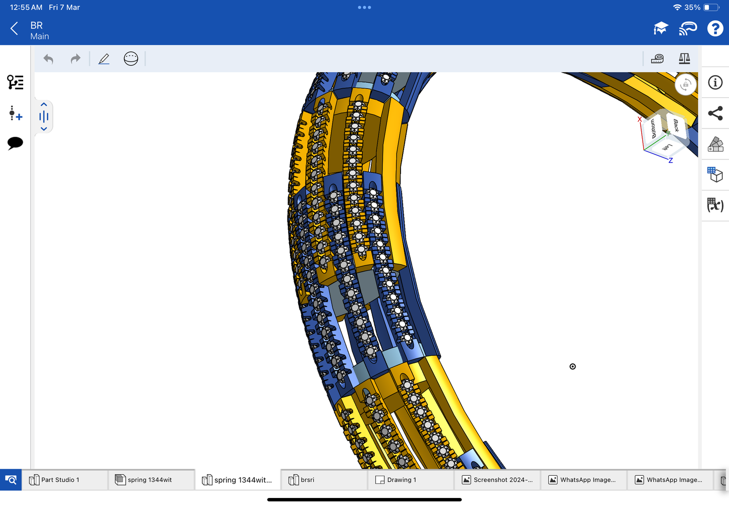 Stretchable bracelet CAD file 3DM file