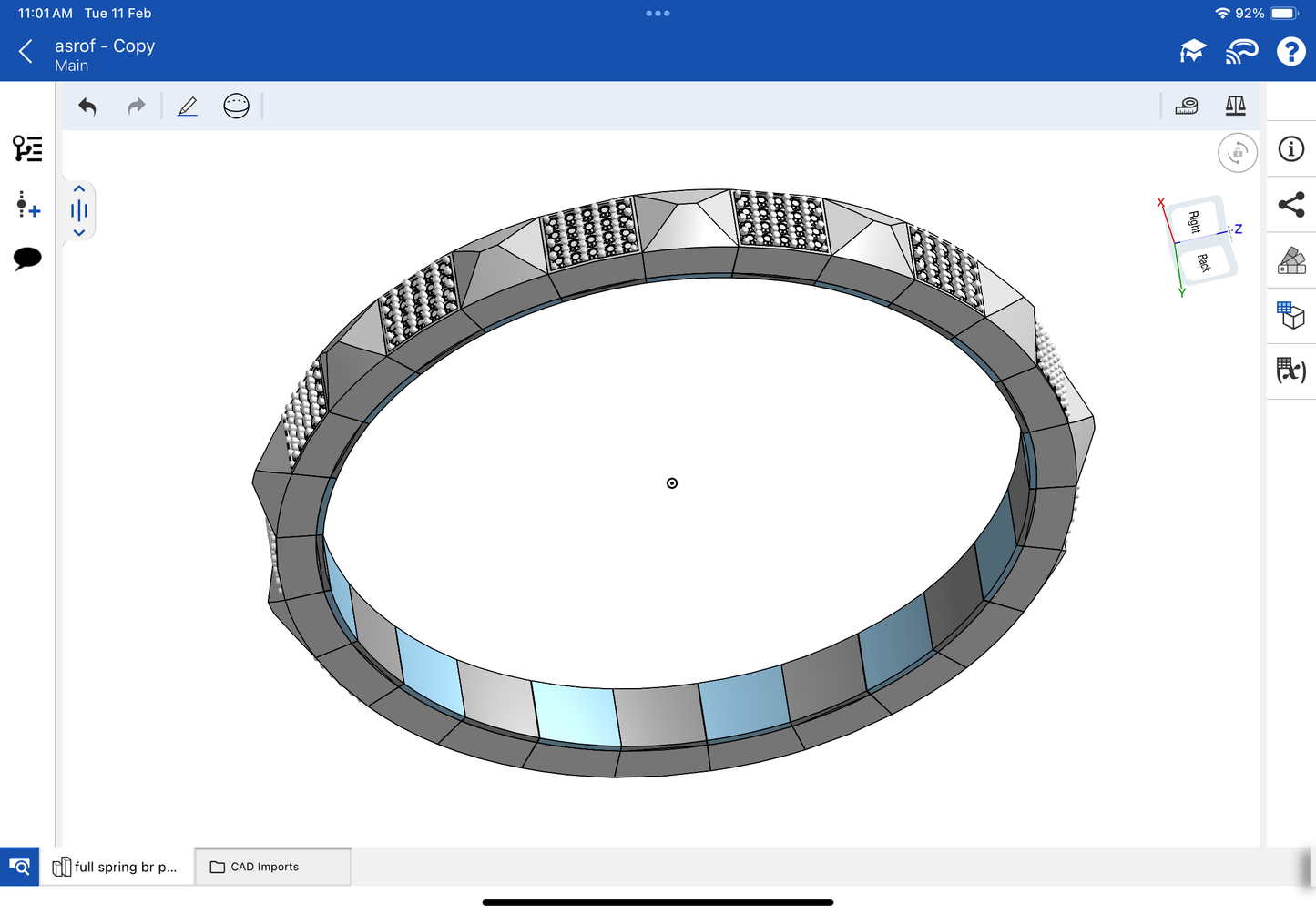 Stretchable bracelet CAD file 3DM file
