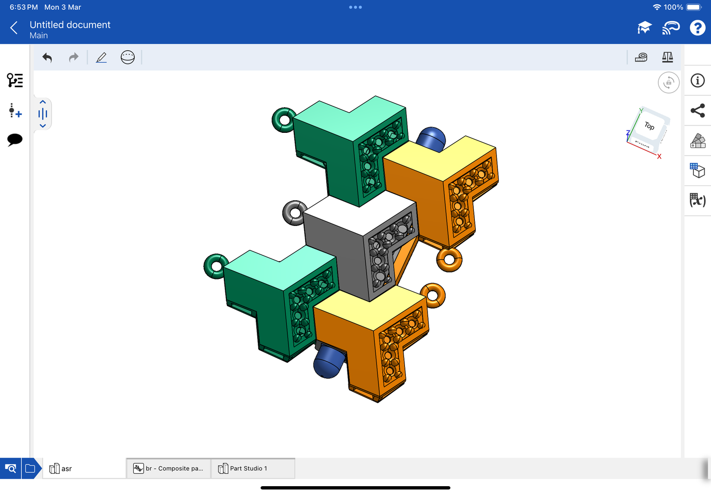 MDTC Bracelet CAD file 3DM file STL file with original lock mechanism
