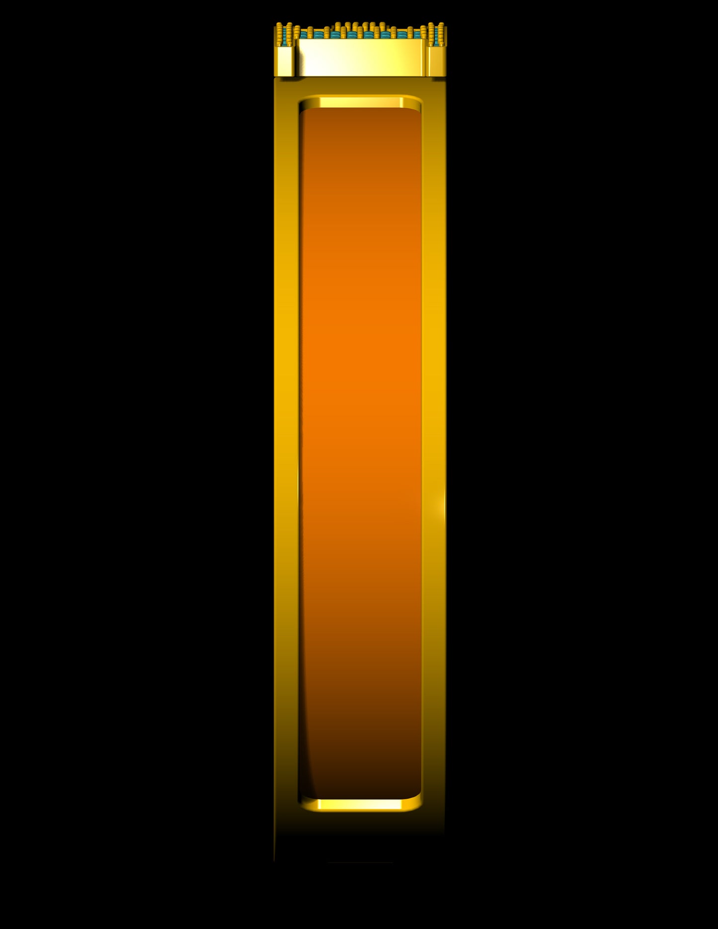 Hermes Inspired H Diamond Bangle CAD File Luxury Monogram Bracelet Design