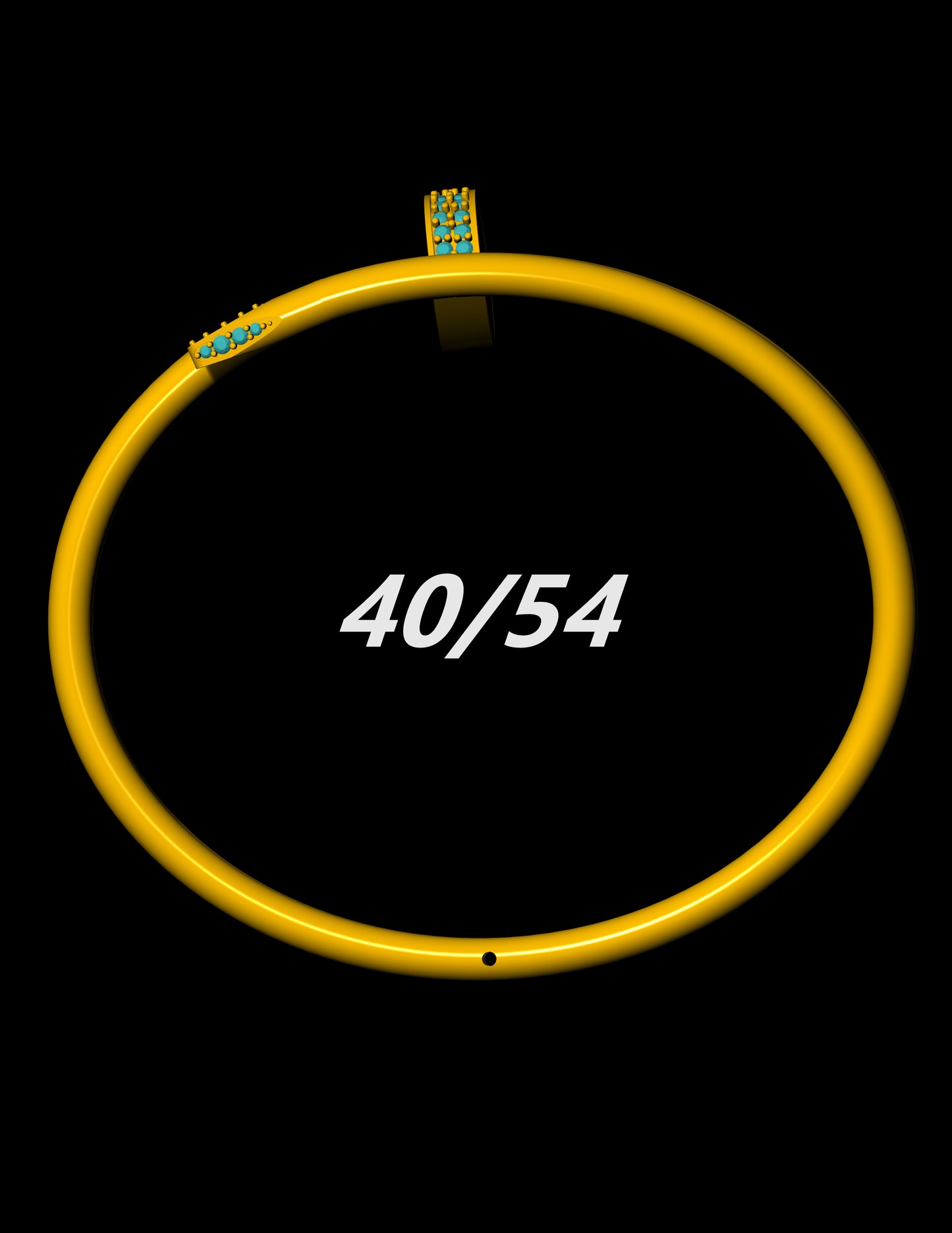 Juste Un Clou Style Diamond Bangle CAD Design STL & 3DM Files
