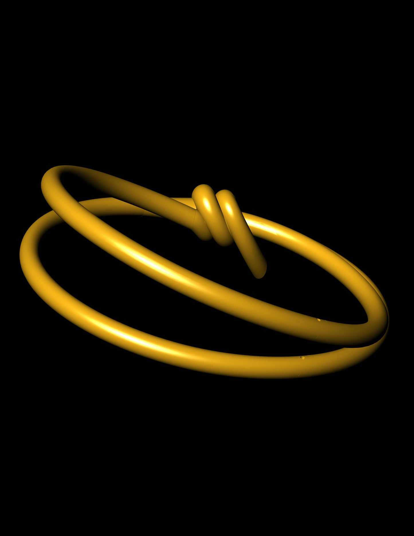 Tiffany knot without stone bracelet CAD file