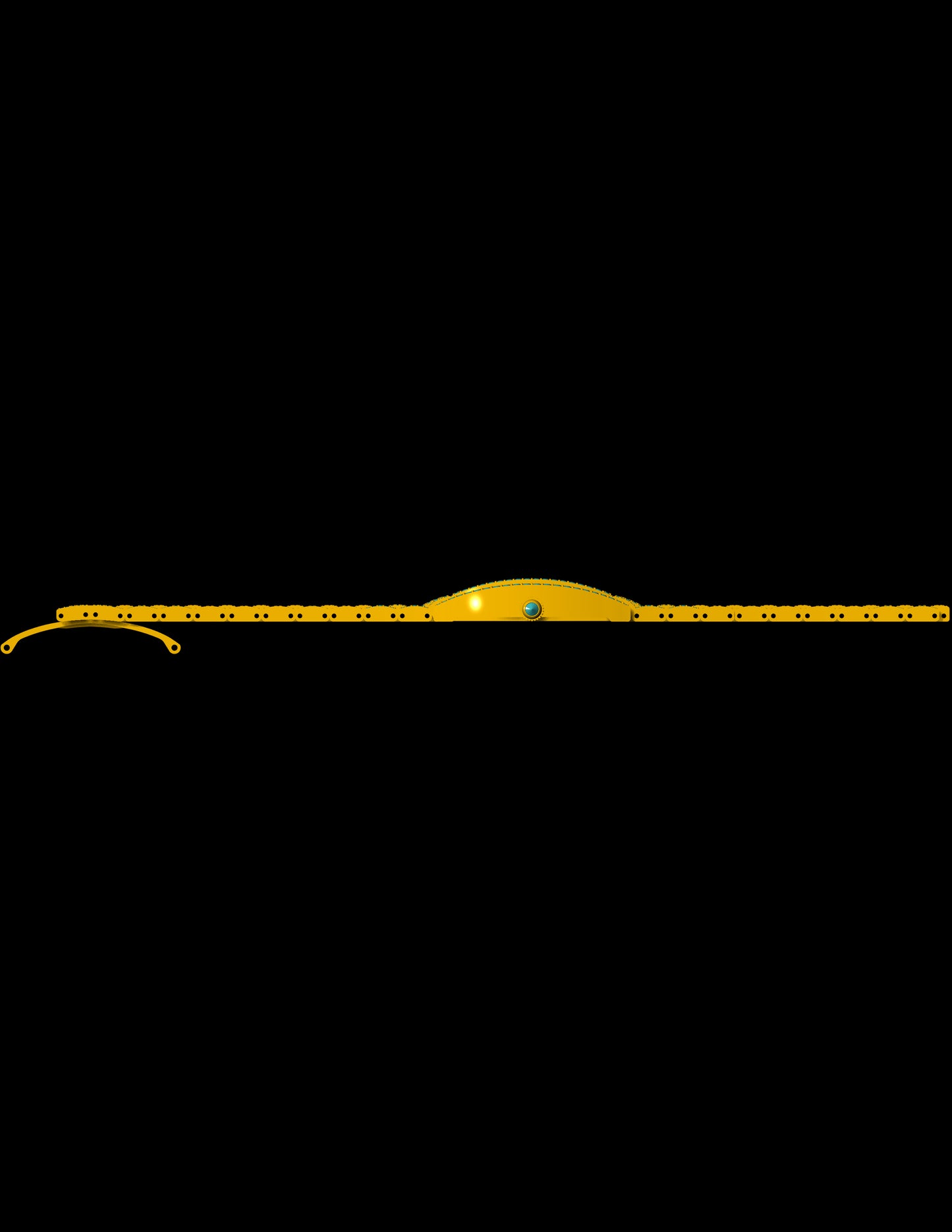 Curved Dial Watch CAD Design