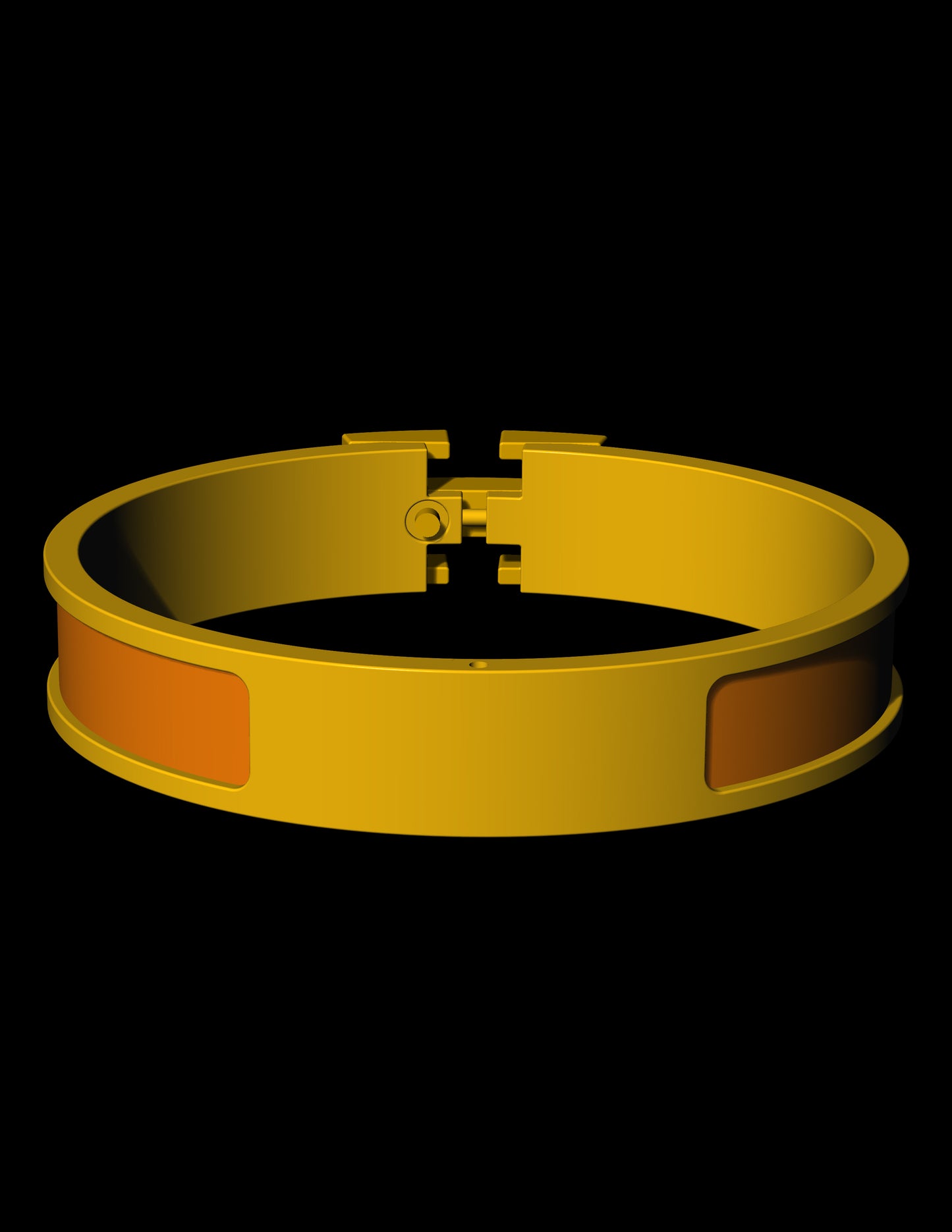 Hermes Inspired Plain H Bangle CAD File Bracelet Design