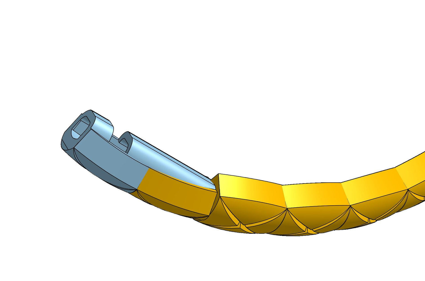Chanel coco crash bracelet CAD file 3DM file