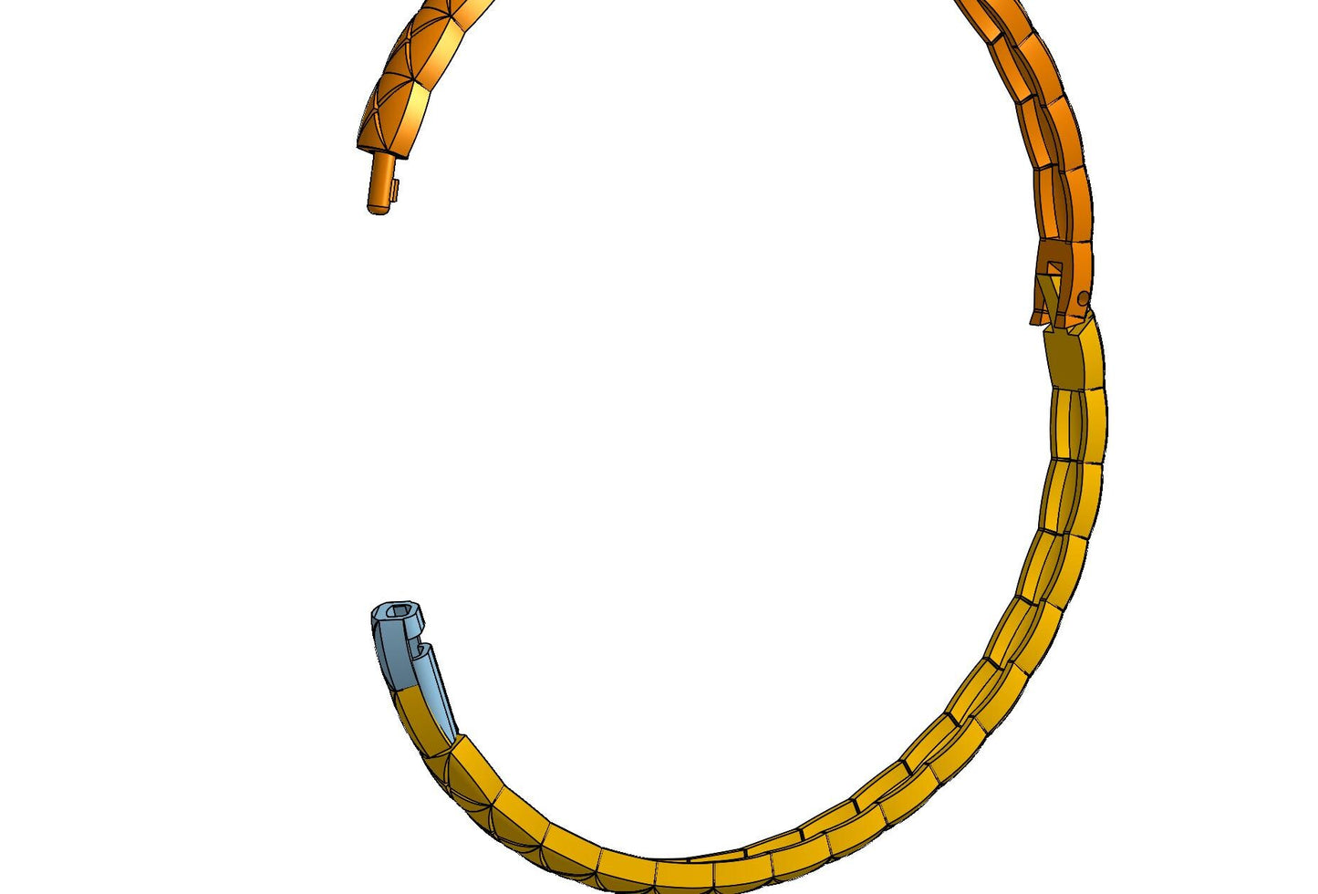 Chanel coco crash bracelet CAD file 3DM file