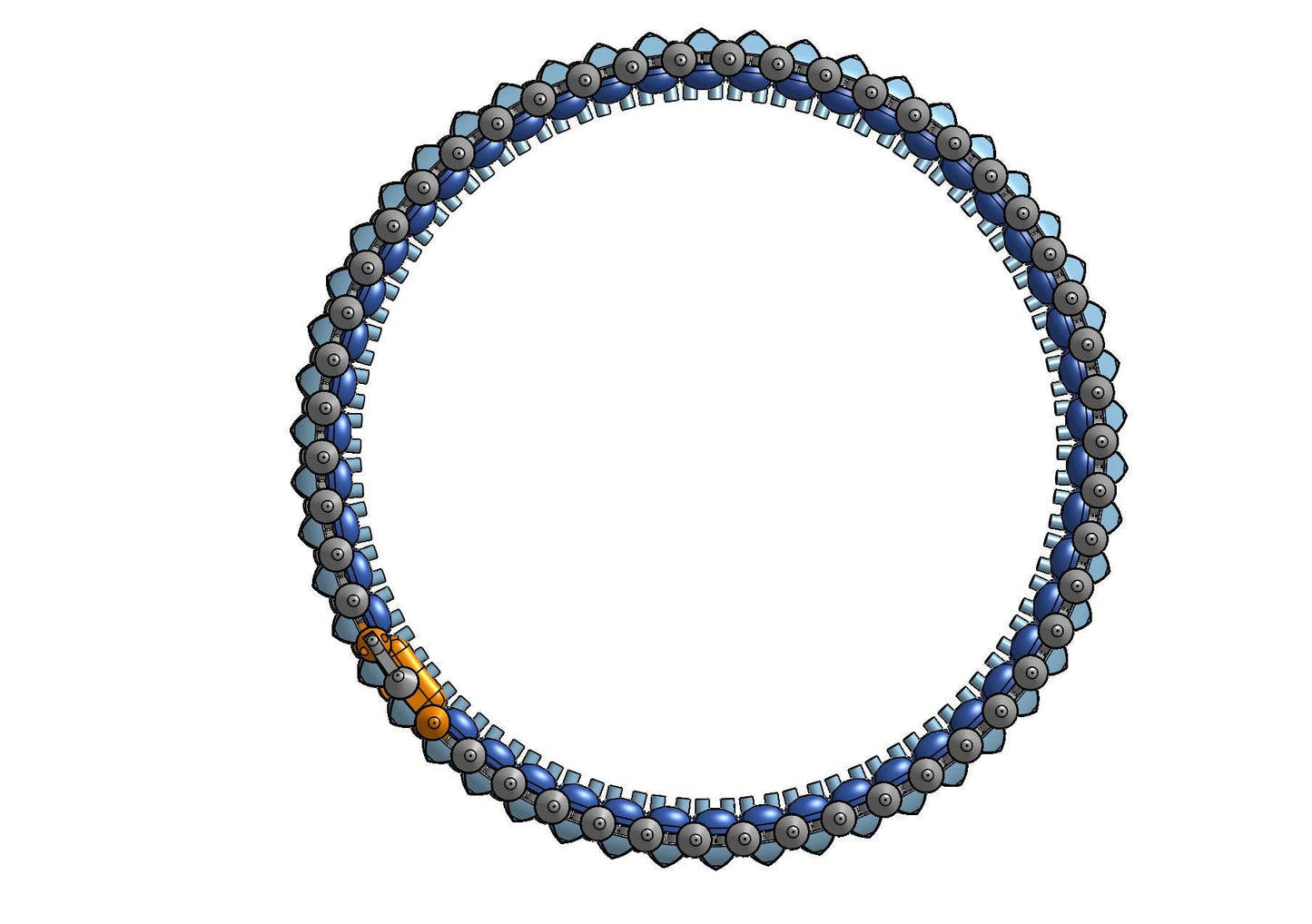 Cartier clash de bracelet CAD file 3DM file