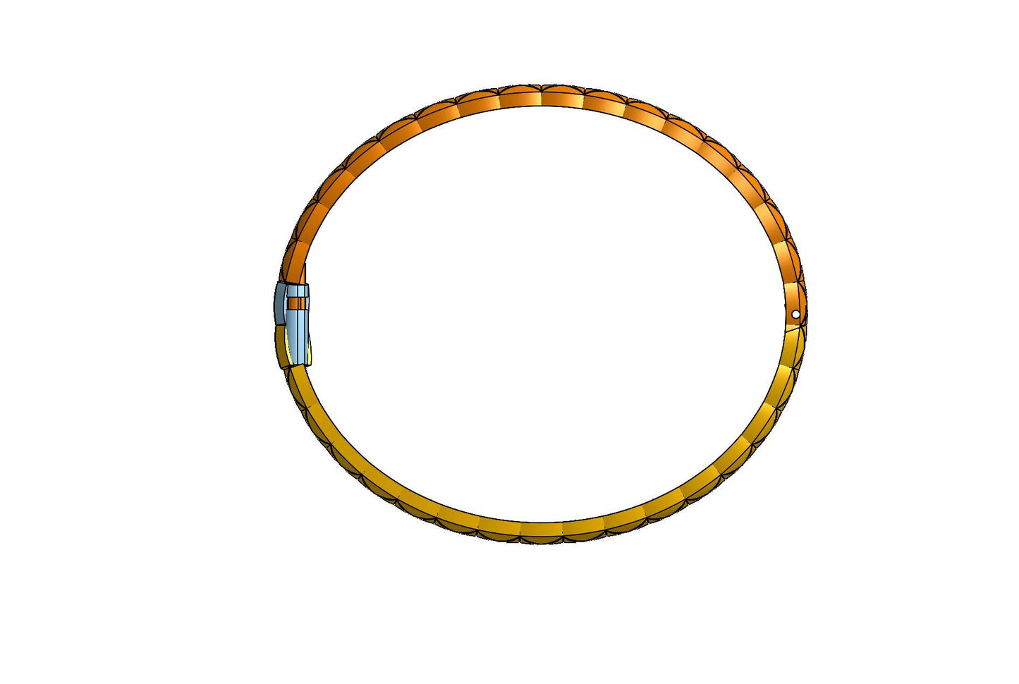 Chanel coco crash bracelet CAD file 3DM file
