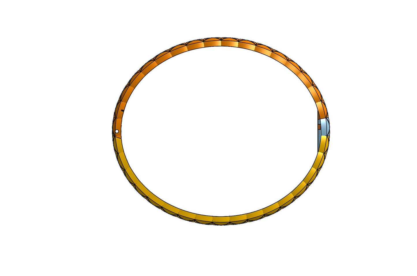 Chanel coco crash bracelet CAD file 3DM file