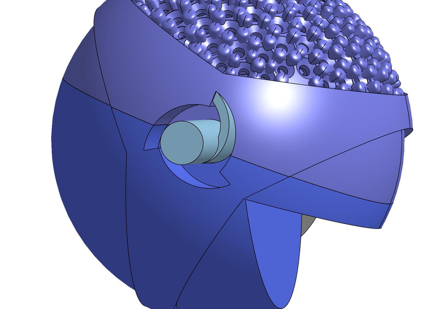 Face changing mechanism pending CAD file 3DM file