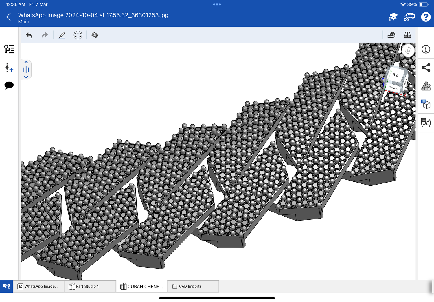 Cuban chain CAD design