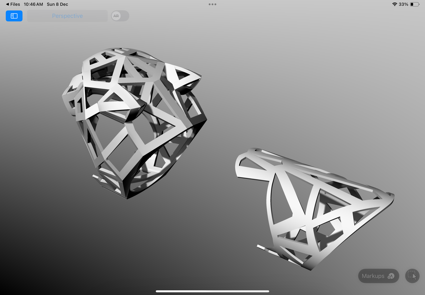 Cartier panther ring CAD FILE 3D model
