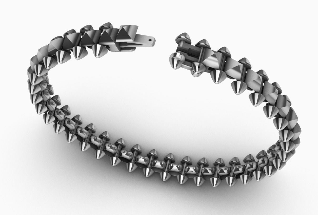 Cartier clash de flexible bracelet CAD file 3DM file