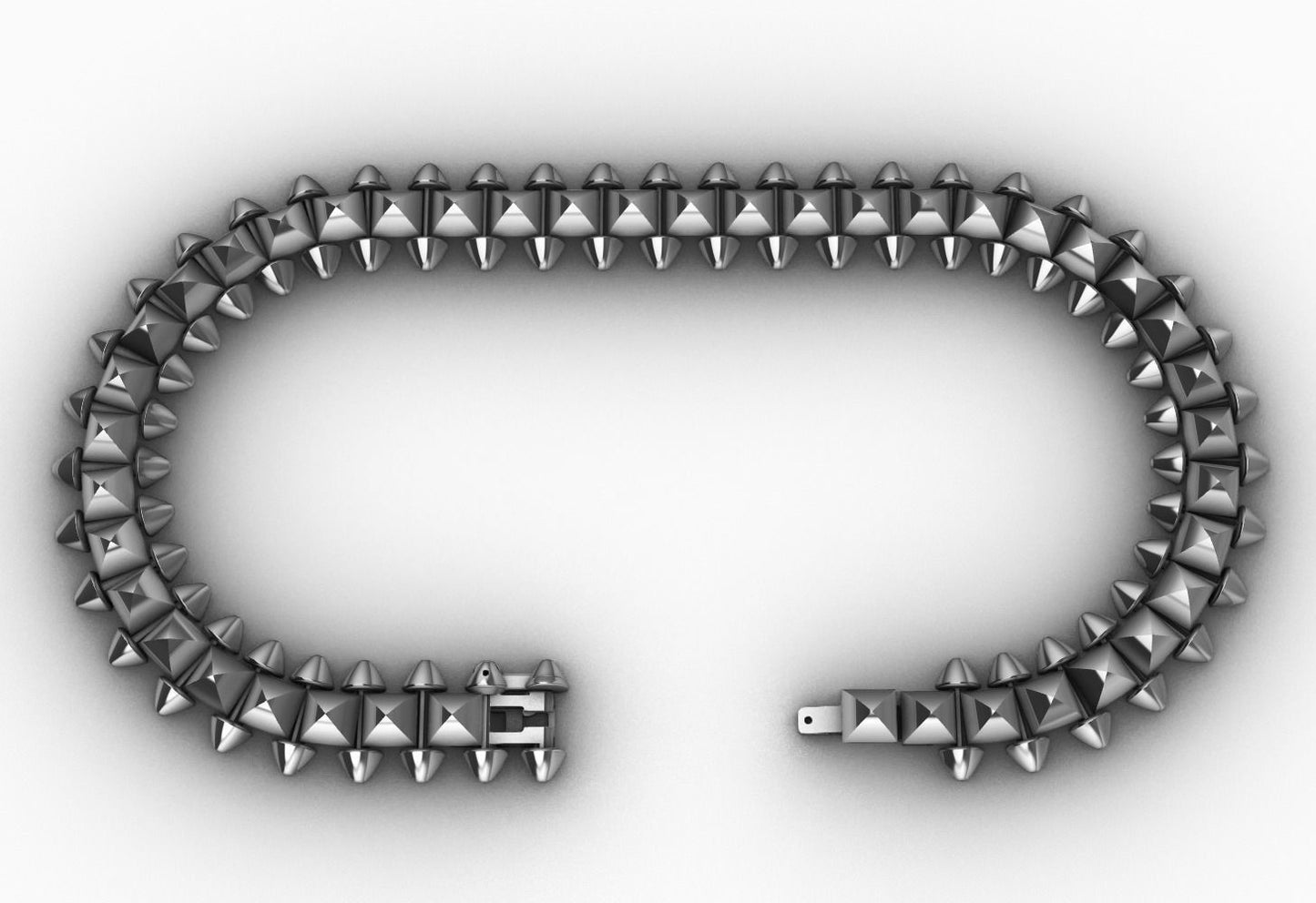 Cartier clash de flexible bracelet CAD file 3DM file