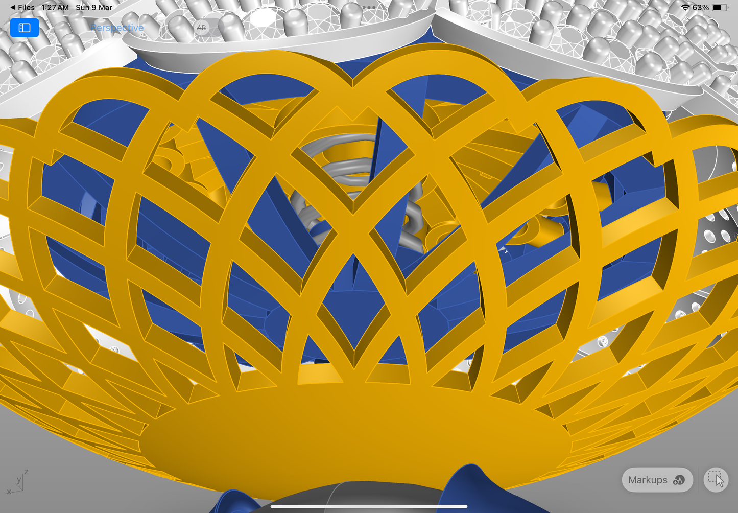 Six stone colour changing mechanism ring CAD file 3DM file STL file