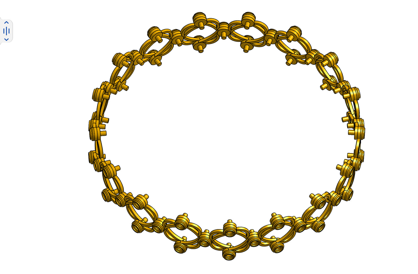 Ring into bangle CAD file 3DM file STL file