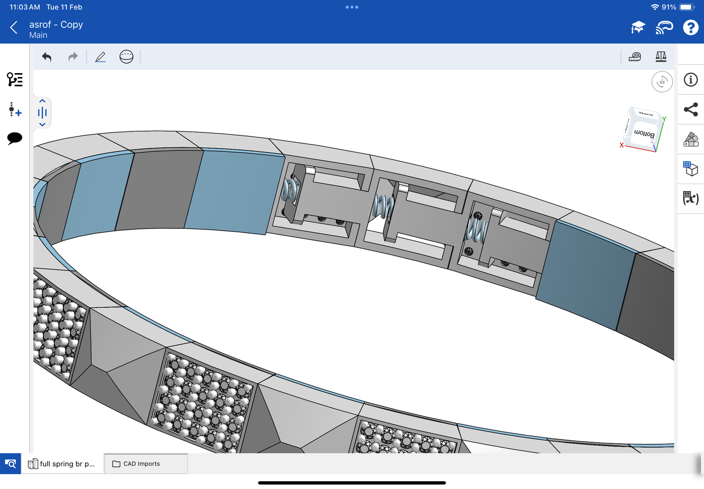 Stretchable bracelet CAD file 3DM file