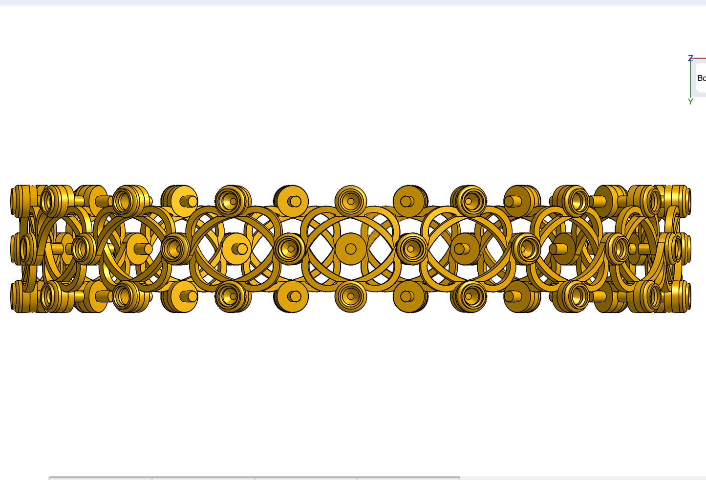 Ring into bangle CAD file 3DM file STL file