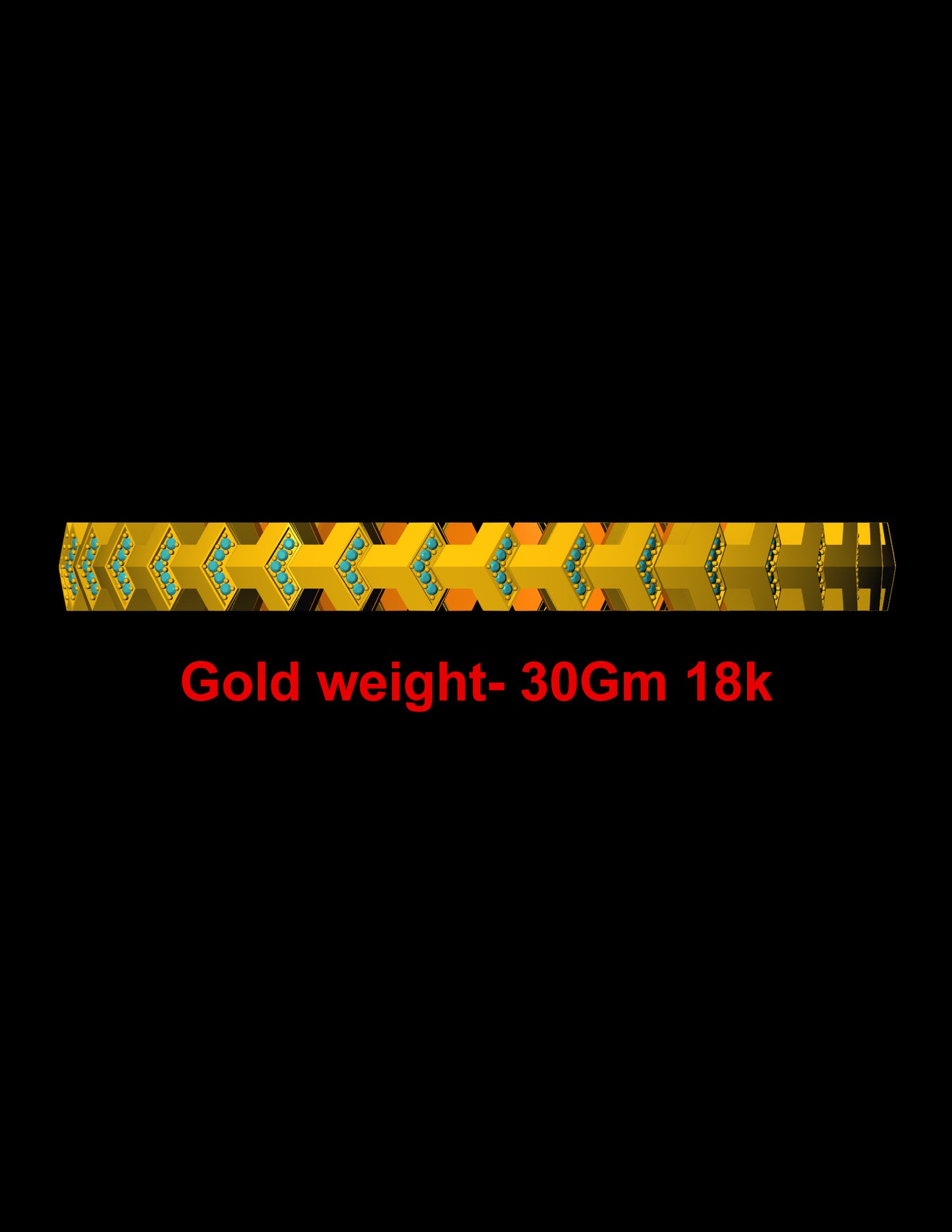 HexaFlex Stretchable Bracelet CAD Geometric Link Design