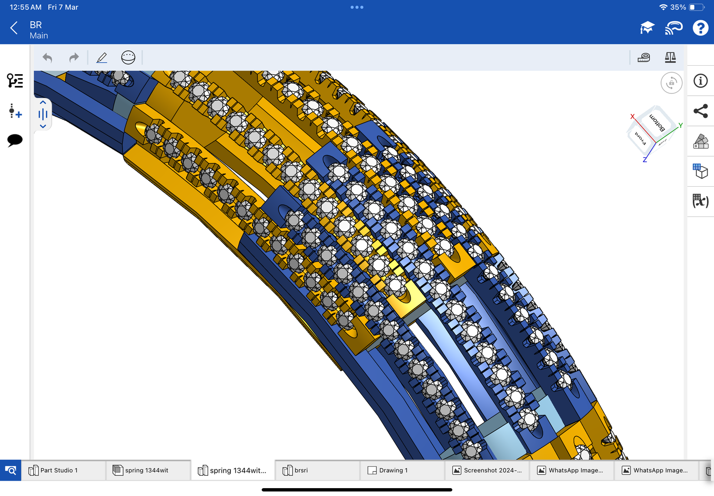 Stretchable bracelet CAD file 3DM file