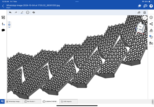 Cuban chain with full stone CAD file 3DM file