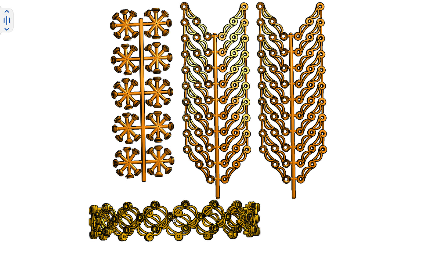 Ring into bangle CAD file 3DM file STL file