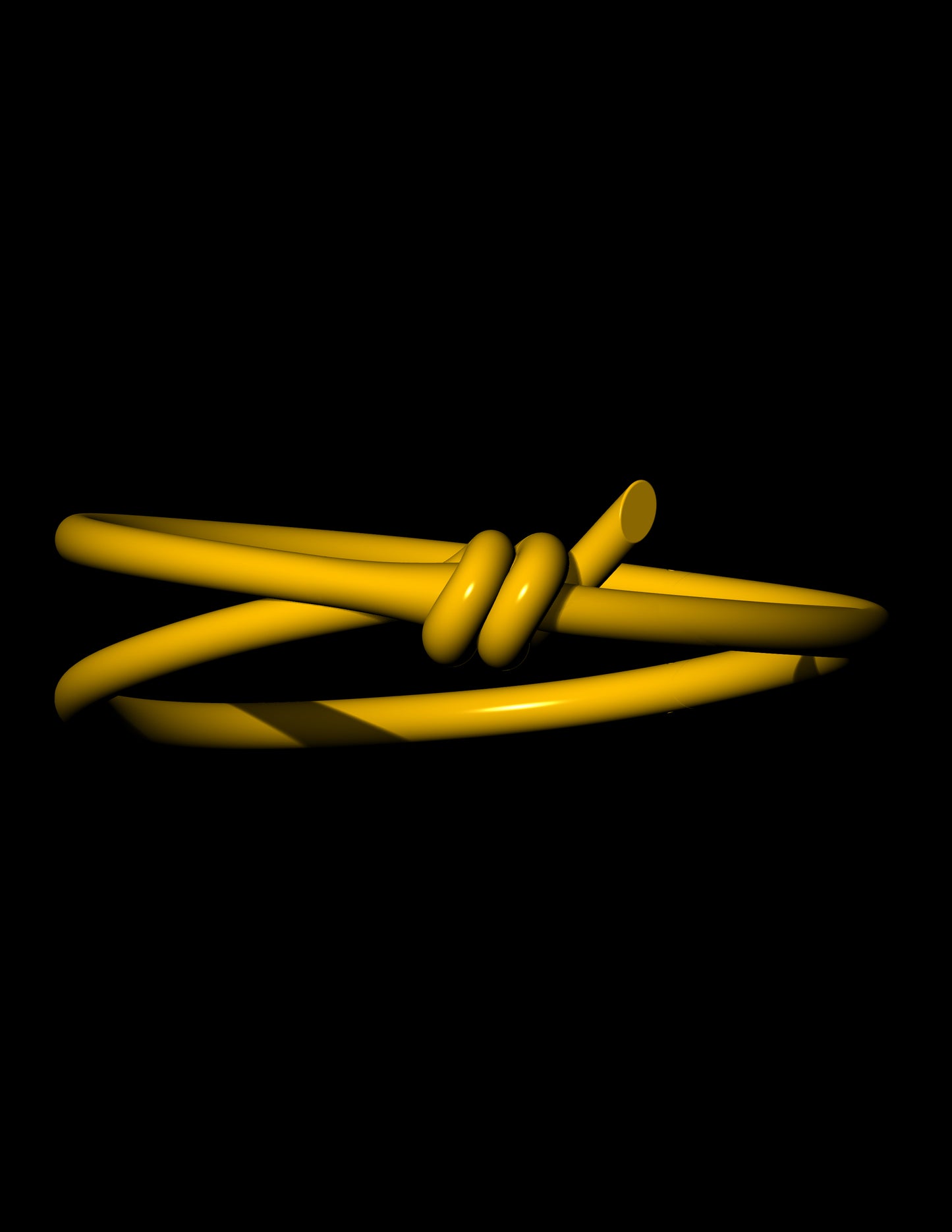 Tiffany knot without stone bracelet CAD file