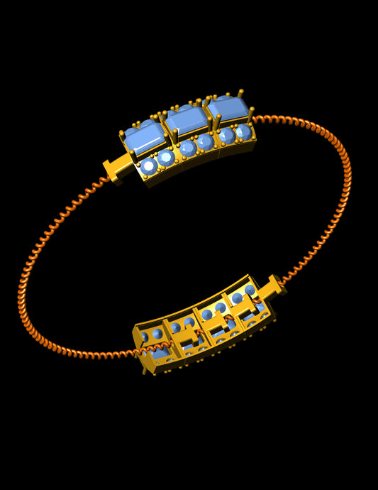 Stretchable Bracelet CAD Flexible Designer Bangle
