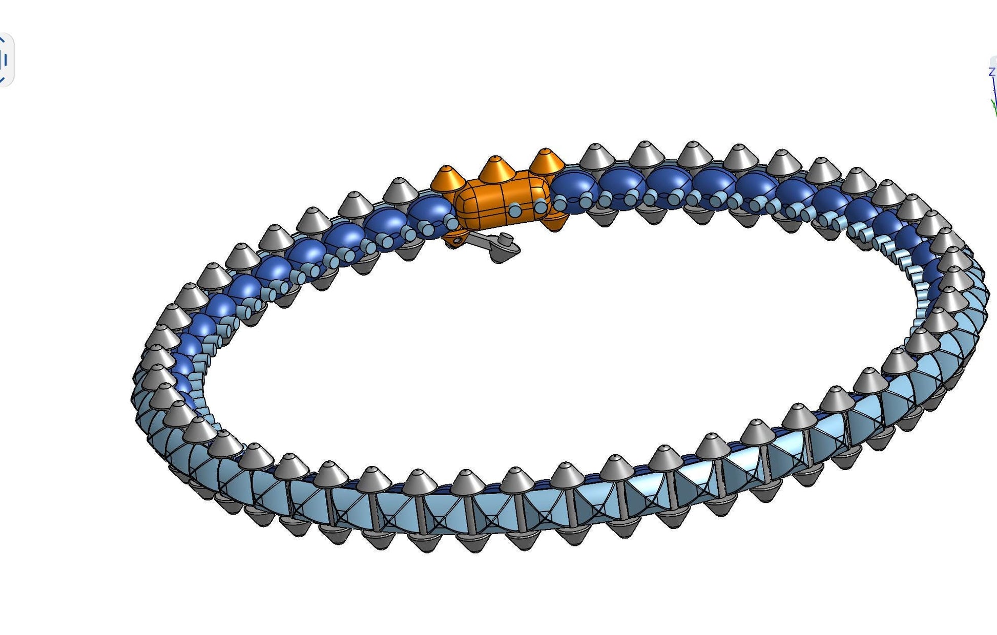 Cartier clash de bracelet CAD file 3DM file