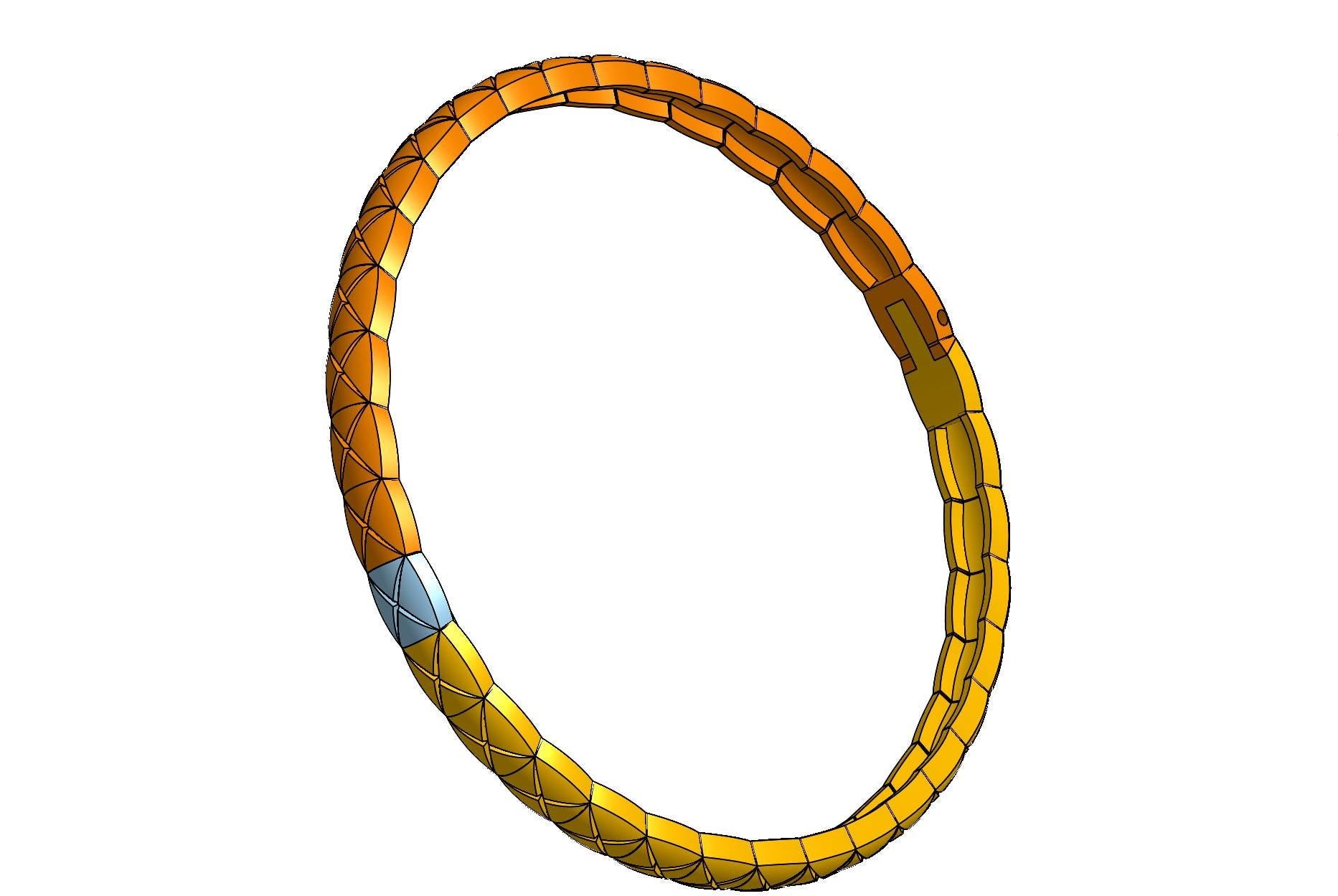 Chanel coco crash bracelet CAD file 3DM file